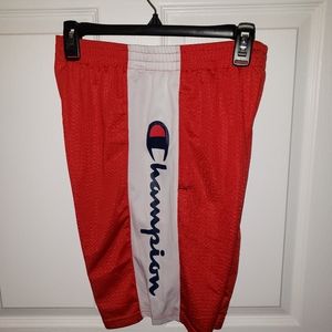 Champion Shorts - Boys XL - Red w/white sides